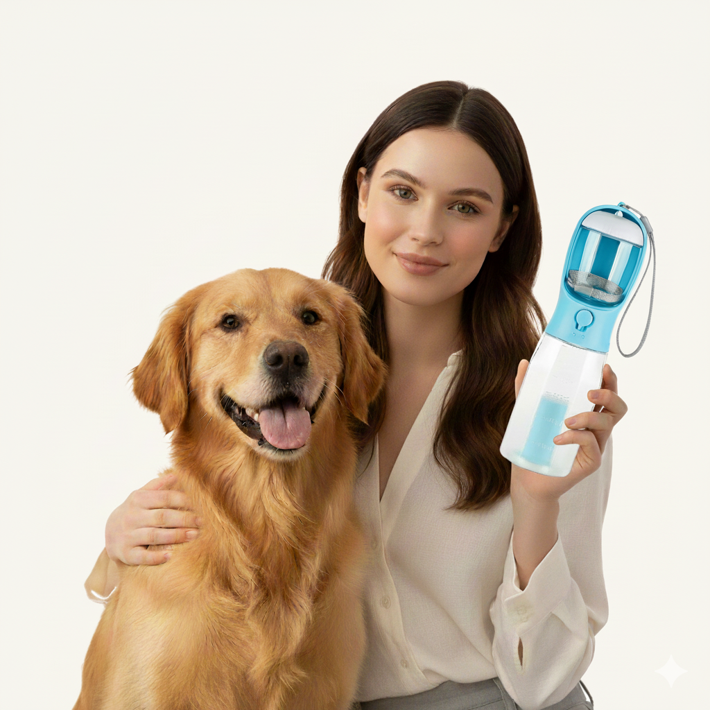 בקבוק הטיולים החכם מבית CleanyPet